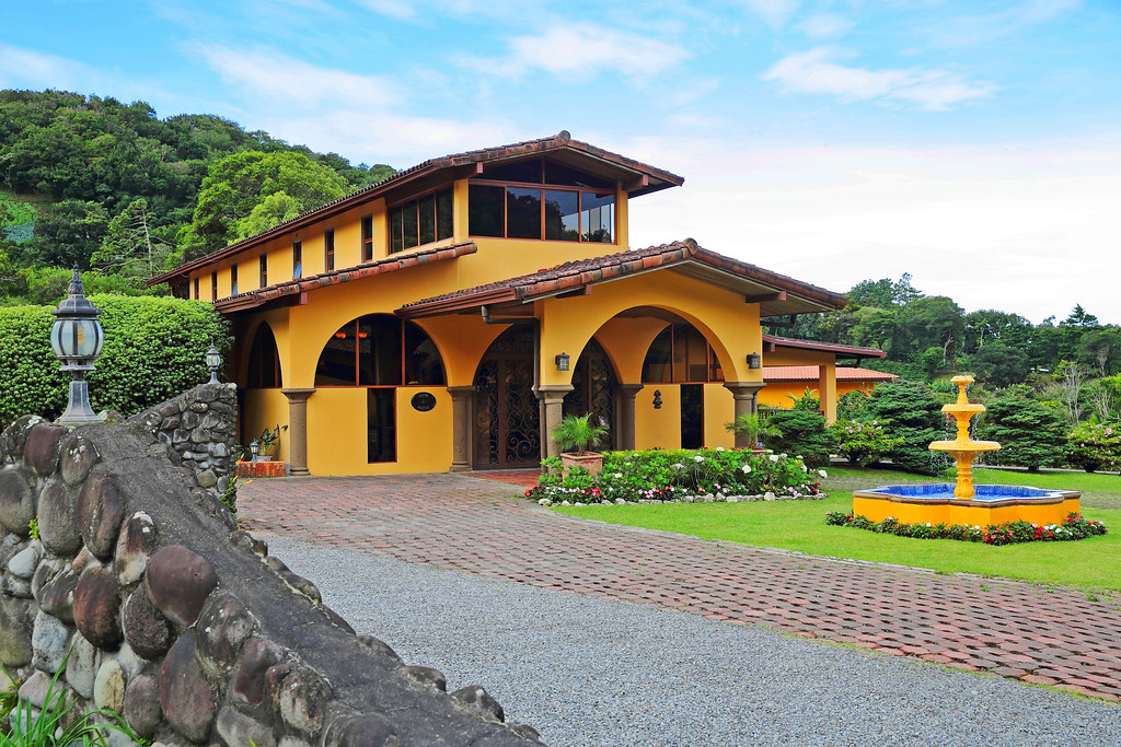 Resort main entrance