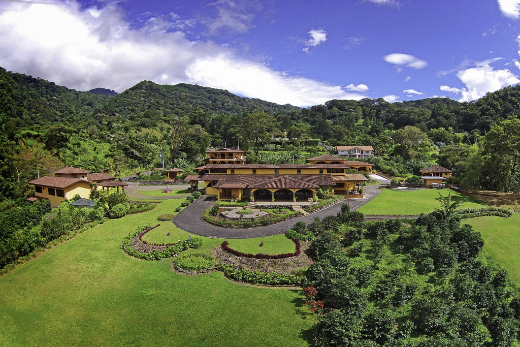 Los Establos aerial view